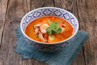 Tom Yum aux crevettes